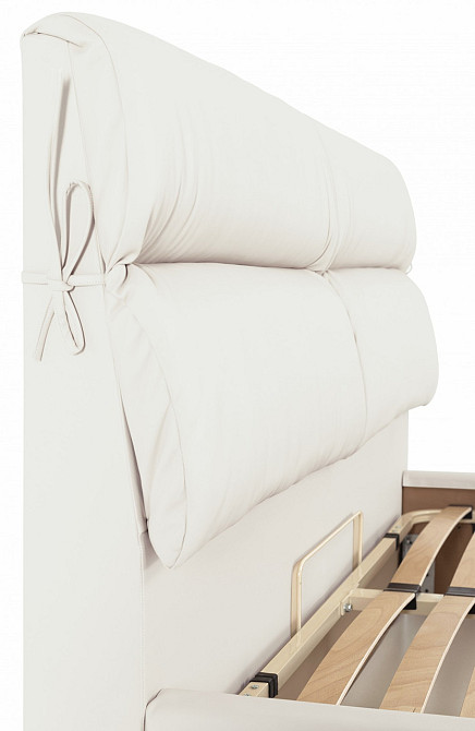 Кровать Двуспальная Edinburgh Comfort 180 х 190 см Fly 2200 С подъемным механизмом и нишей для белья Белый Днепр - изображение 11
