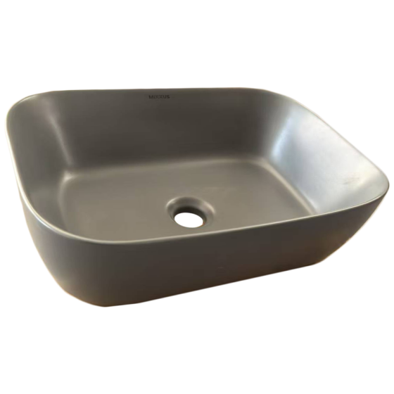 Раковина накладна Mixxus Premium DIVERSE-0116 GRAY 455x330x135mm   ( MP6651 ) 29236 Харків