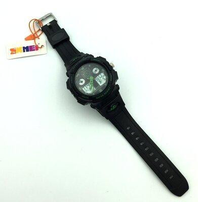 Мужские водонепроницаемые наручные часы Skmei 1270 Зеленый Винница - изображение 6