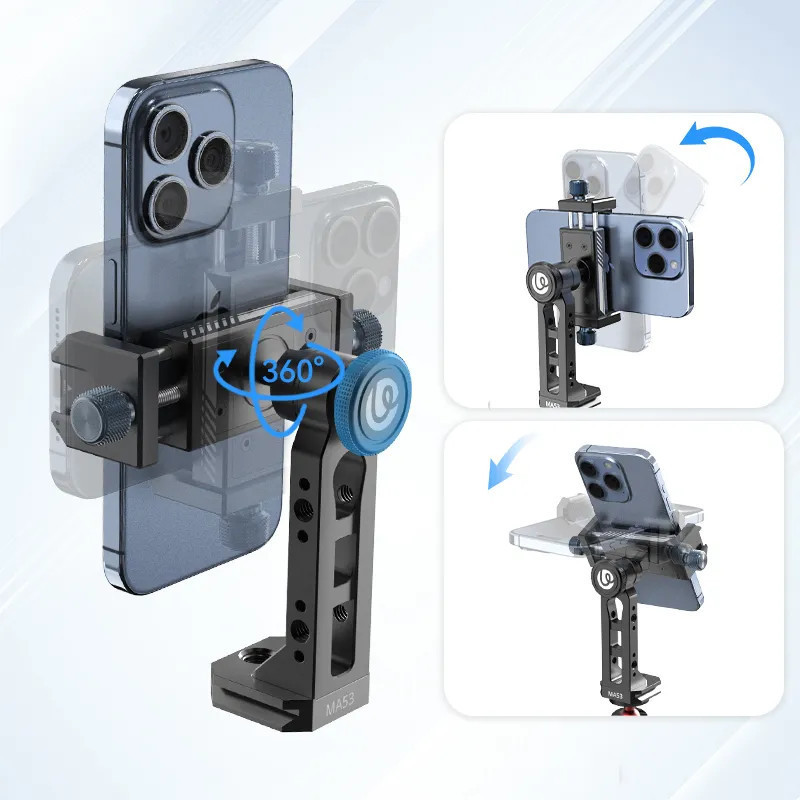 Держатель для телефона поворотный 1/4 Arca Swiss алюминиевый Ulanzi MA53 Киев - изображение 2