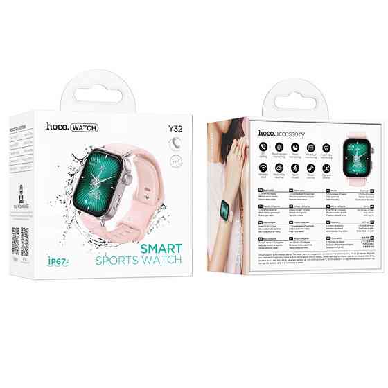 Смарт-годинник HOCO Y32 44mm. 225 mAh. IP67 Smart sports watch(call version) Київ