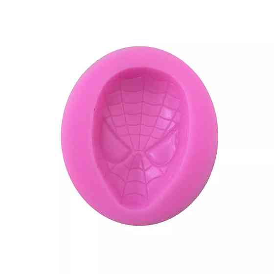 Молд силиконовый Спайдер мен 70 на 60 мм розовый Киев