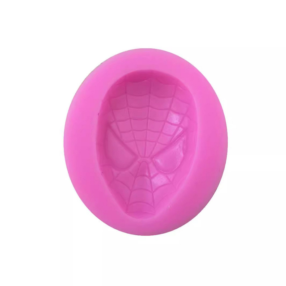 Молд силиконовый Спайдер мен 70 на 60 мм розовый Киев - изображение 4