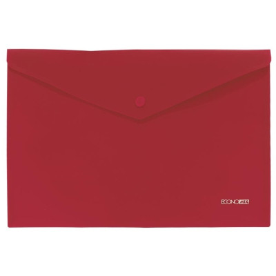 Папка - конверт Economix А4 180 мкм, непрозора, фактура "помаранч", червона (E31305-53) Вінниця - фото 1