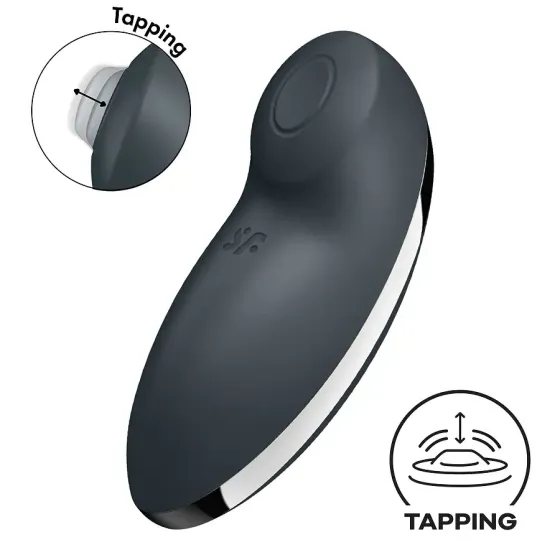 Вібростимулятор-пульсатор Satisfyer Tap & Climax 2 Grey Львів