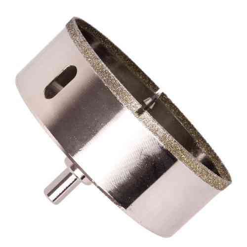 Свердло корончате алмазне по склу та кераміці 125мм з центрувальним свердлом Alloid Одеса