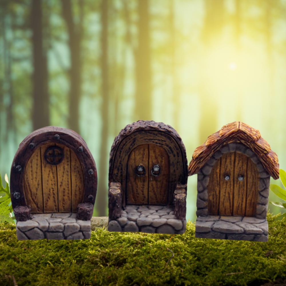 Декоративные дверцы из полистоуна для мини-сада, флорариума, моссариума, вазона, микроландшафта, творчества овальная Одесса - изображение 2