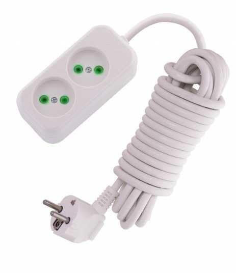 Удлинитель LETITIA без заземления 2 входа 5 метров Lezard Харьков - изображение 3