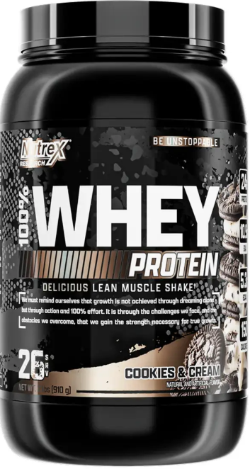 Сироватковий протеїн Nutrex 100% Whey 910 g печиво та вершки Київ - фото 4