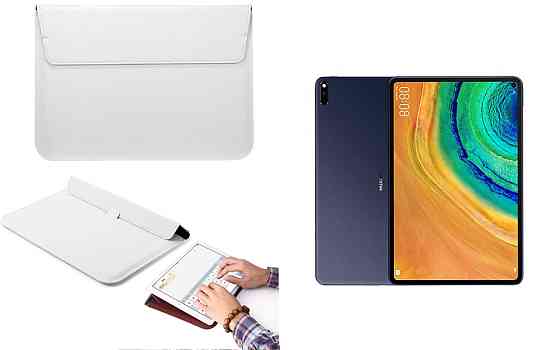 Чохол-конверт VitoCase для Huawei MatePad 10.8 2021, з функцією підставки для планшета Білий Київ