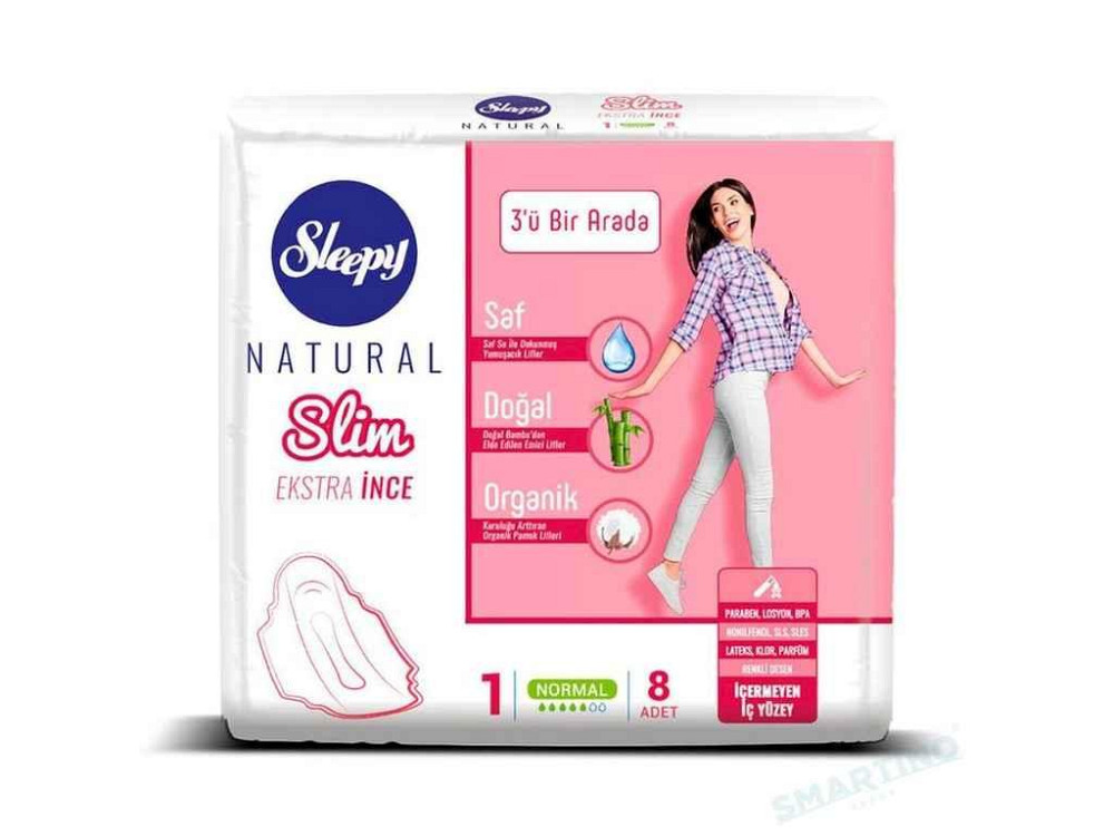 Гігієнічні прок 5крап EXTRA THIN NORMAL 8шт ТМ SLEEPY Київ - фото 1