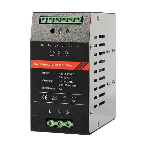 Джерело безперебійного живлення Kraft PSU-1220DIN з кріпленням на DIN-рейку (43-00110) Киев