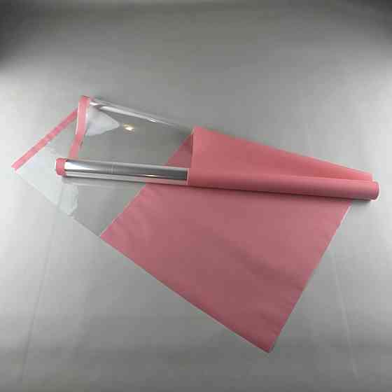 Пленка для цветов Рулон 8 м Тонировка с каймой  (75) (h700) № 817 Светло Розовый (1 шт) Харьков