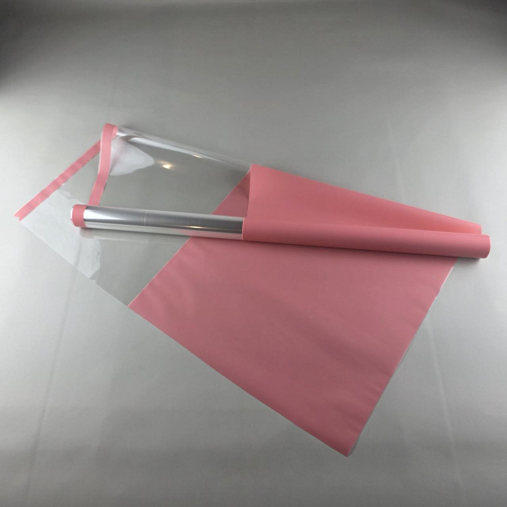 Пленка для цветов Рулон 8 м Тонировка с каймой  (75) (h700) № 817 Светло Розовый (1 шт) Харьков - изображение 1