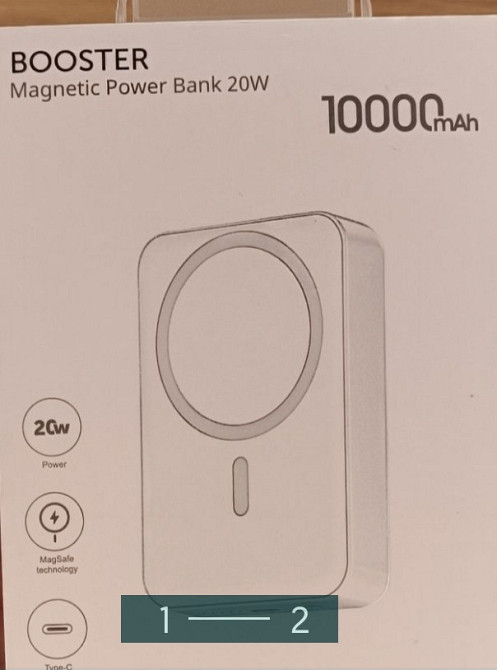 Павербанк із бездротовим Заряджанням для Айфона Київ - фото 1