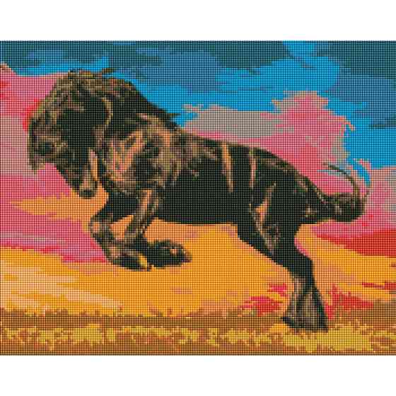 Алмазна мозаїка "Величний мустанг" AMO7354 40х50 см Вінниця