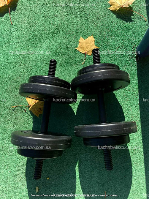 Гантелі набірні 2 по 8 кг з ABS покриттям Гантелі, гирі, штанги та диски бітумні Київ - фото 5