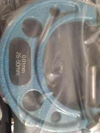 Мікрометр гладкий МК 25–50 мм — прецизійний вимірювальний інструмент для точних зовнішніх вимірів металу Харків