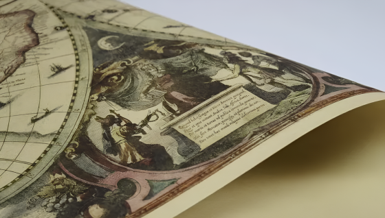 Большая винтажная карта мира под старину декоративная карта для интерьера и украшения стен Киев