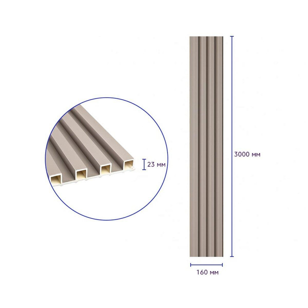Декоративная стеновая рейка Мокко Киев - изображение 3