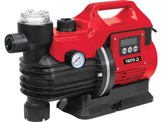 Насосна станція мережева YATO: 1300 Вт, 5000 л/год, Ø= 1