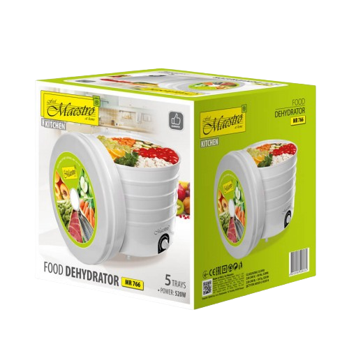 Сушарка для овочів і фруктів 520W (5 піддонів) MR-766 Maestro Житомир - фото 4