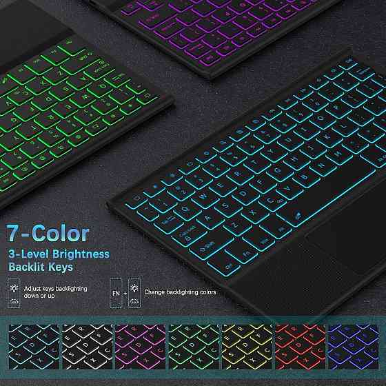 Чехол-клавиатура с трекпадом и подсветкой для Lenovo Tab M11 11 дюймов 2024 (TB330FU/TB330XU) Днепр