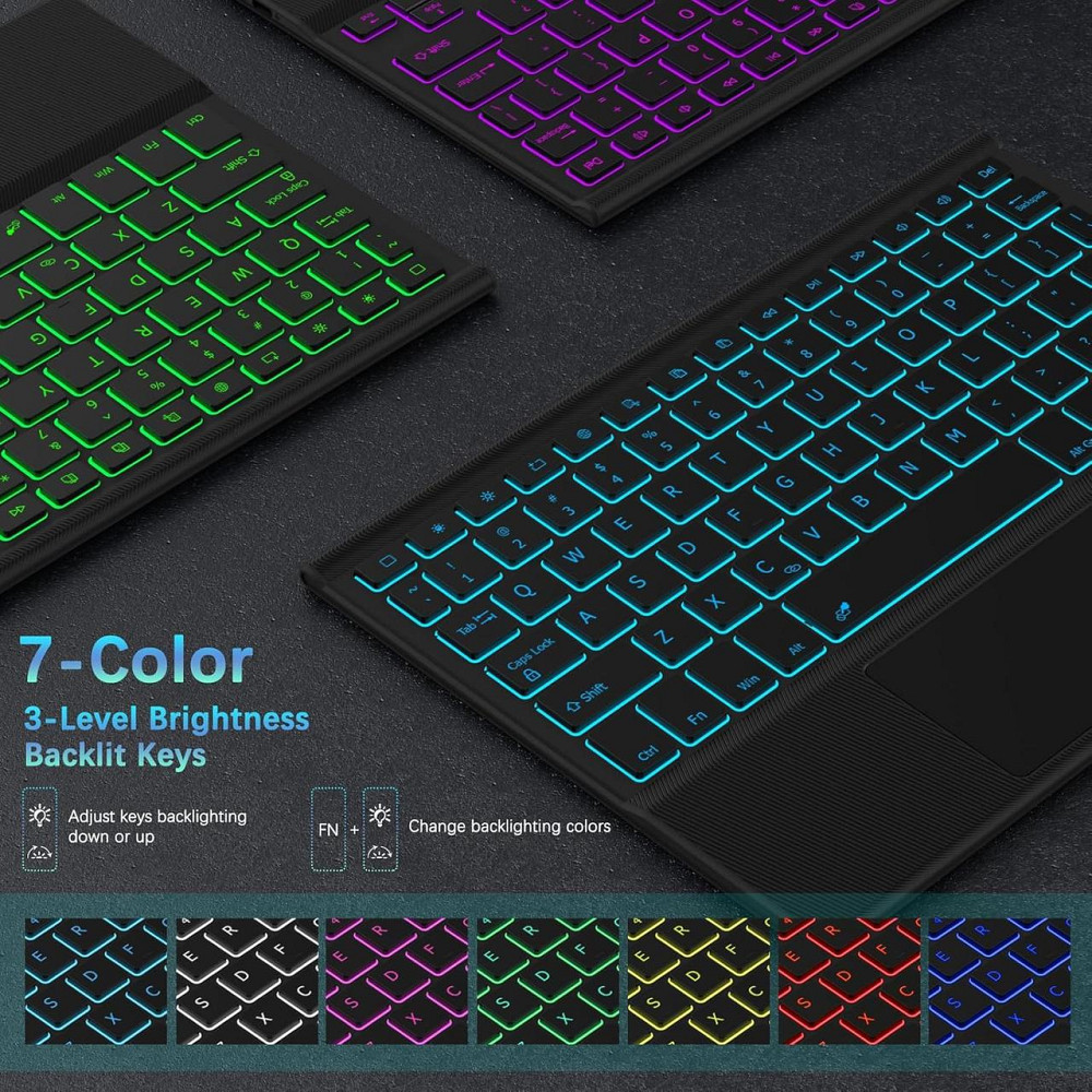 Чохол-клавіатура з трекпадом та підсвіткою для Lenovo Tab M11 11 дюймів 2024 (TB330FU/TB330XU) Дніпро - фото 6