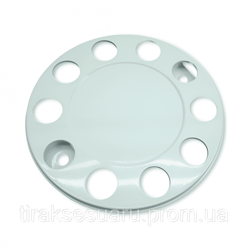 Ковпак колеса 22.5 "корона" (Білий) . Ковпаки на колеса 22.5 передні Луцьк - фото 1