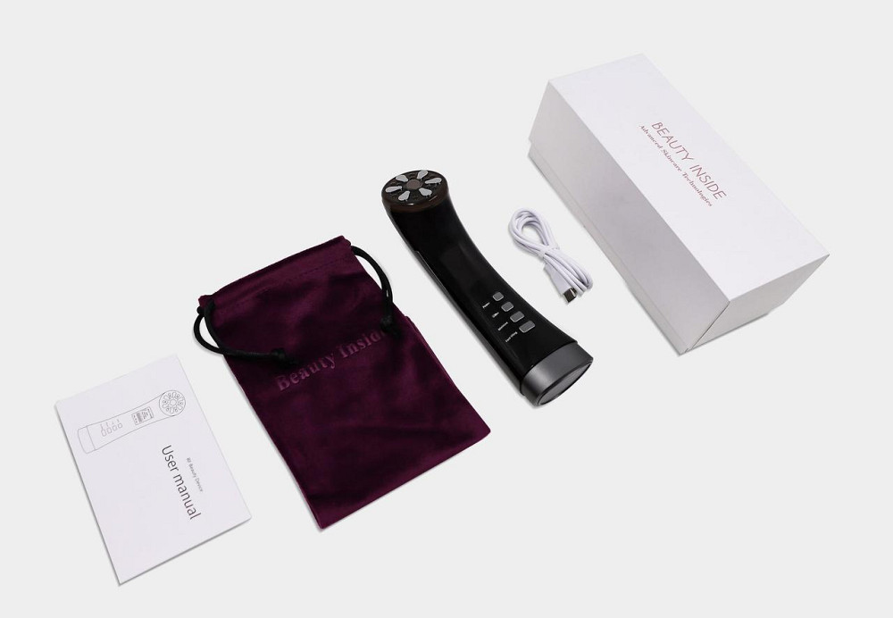 Микротоковый массажер для лица + RF лифтинг + EMS + светотерапия для лифтинга и омоложения кожи Днепр - изображение 10