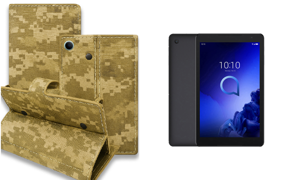 Книжка-трансформер для планшета Alcatel 3T 8.0 2020 (9032X), колір Black Pixel Київ - фото 1