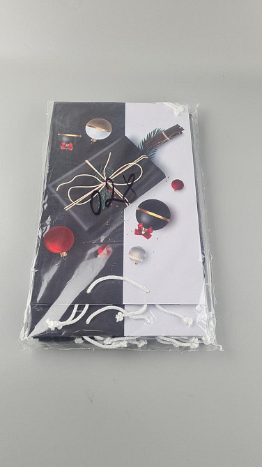 Большой бумажные пакет вертикальный 25/37/8 новогодний -028 (12 шт) Харьков - изображение 2