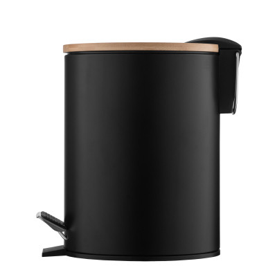Контейнер для сміття Ardesto Minimalism З педаллю Чорний 3 л (ARHB3601BB) Вінниця - фото 5