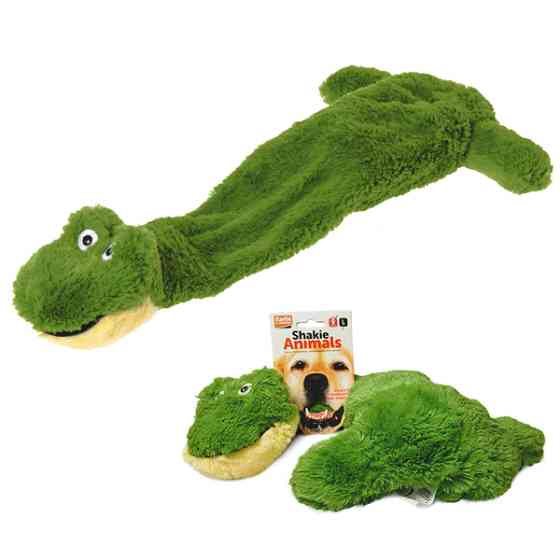 Flamingo Shaky Frog ФЛАМІНГО ЖАБА м’яка іграшка для собак Київ