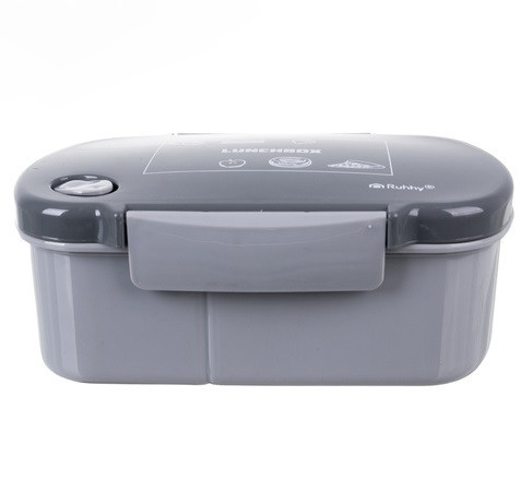 Ланч-бокс для їжі 800 мл з кришкою і клапаном Ruhhy (26169) Сірий Нововолинськ - фото 5