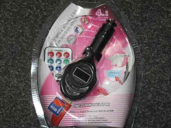 FM-Модулятор 4в1 пульт/дисплей Винница