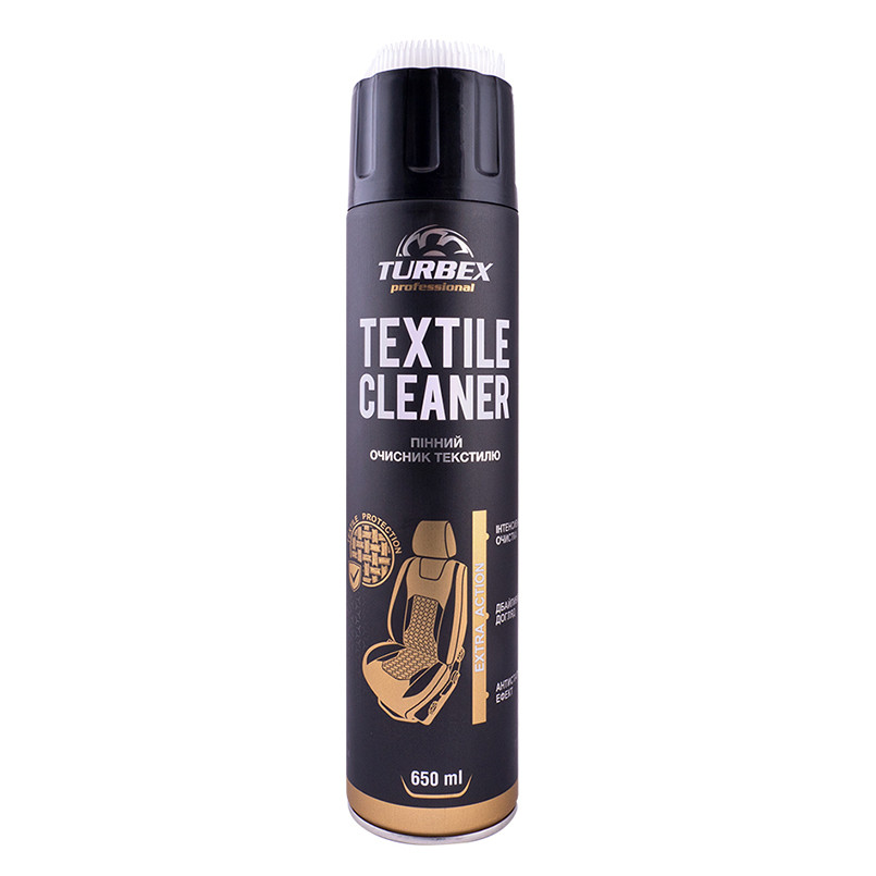 Очисник тканинної оббивки Turbex Textile Cleaner пінний аерозоль 650мл Львів - фото 1