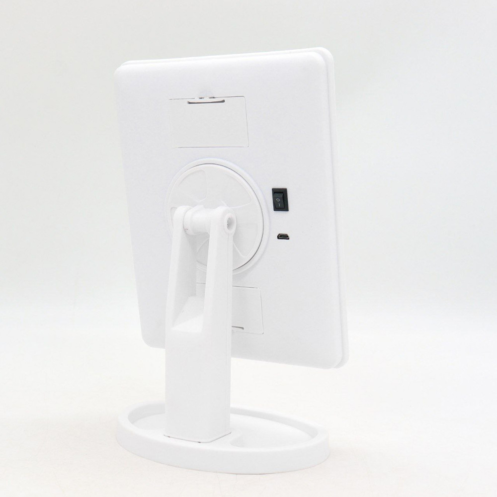 Настільне дзеркало для макіяжу з LED підсвічуванням,NJ-230,Біле SBR Київ - фото 4