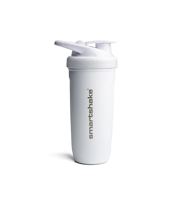 Шейкер спортивний SmartShake металевий Reforce Stainless Steel 30oz/900ml White Луцк - изображение 2