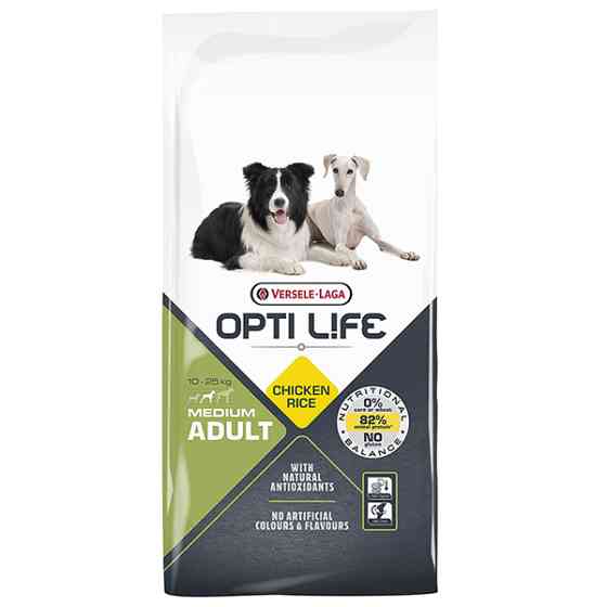 Opti Life Adult Medium ОПТІ ЛАЙФ ДОРОСЛИЙ СЕРЕДНІХ сухий суперпреміум корм для собак середніх порід Київ