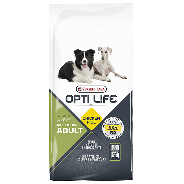 Opti Life Adult Medium ОПТІ ЛАЙФ ДОРОСЛИЙ СЕРЕДНІХ сухий суперпреміум корм для собак середніх порід Київ - фото 1