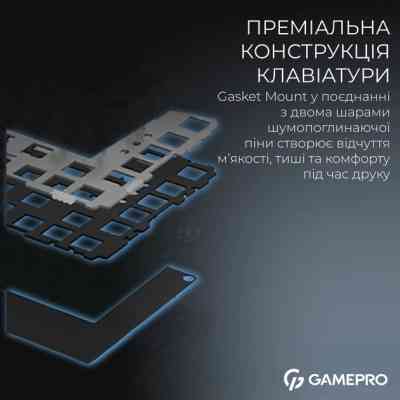 Клавиатура GamePro Asgard Valhalla Max MK160B MAX USB UA Black (MK160B MAX) Винница
