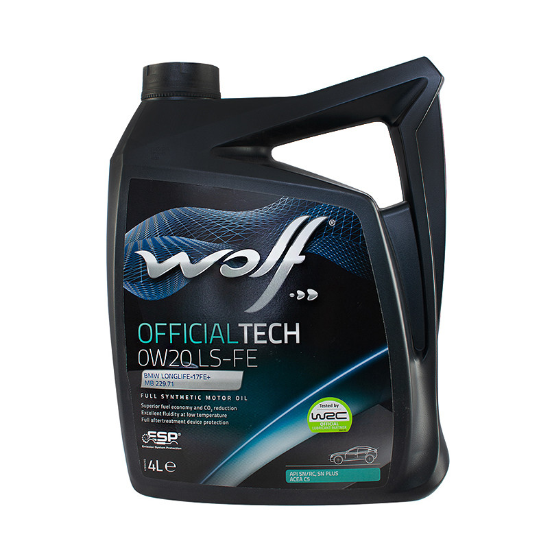 Моторное масло Wolf Official Tech LS-FE 0W-20 4л Львов - изображение 1