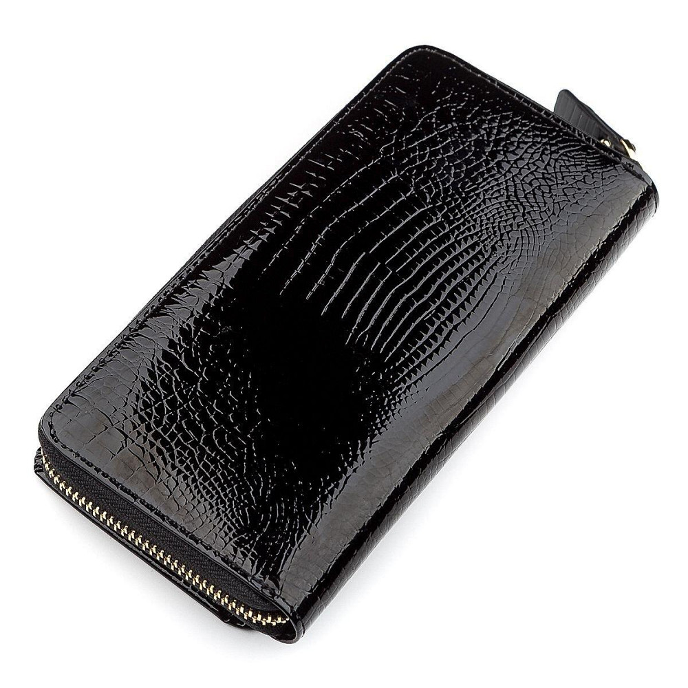 Гаманець жіночий ST Leather 18437 (S7001A) натуральна шкіра Чорний Київ - фото 6