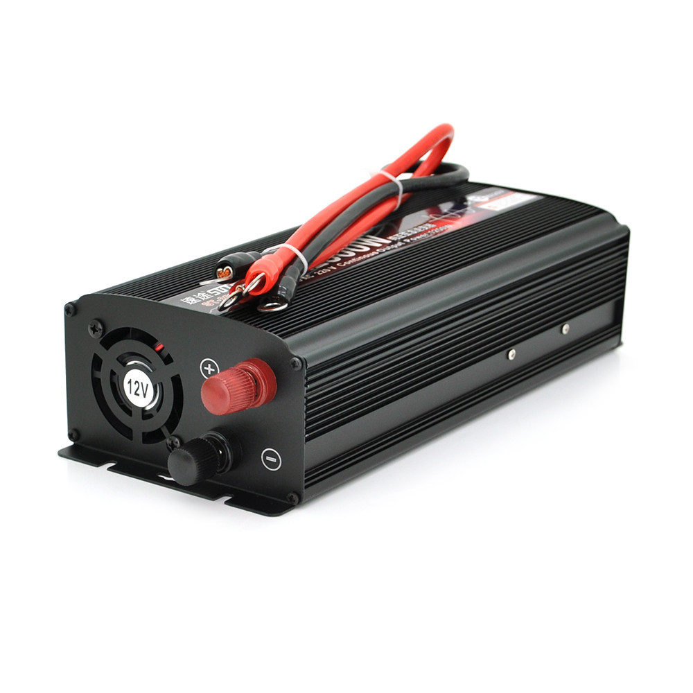 Инвертор напряжения ST2500CP (DC:1250W), 12/220V с аппроксимированной синусоидой, 1 универсальная розетка, крокодилы, BOX Киев - изображение 2