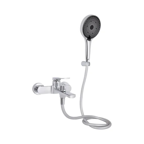 Змішувач для ванни Qtap Slavonice з душовим гарнітуром QTSLV259CRM48034 Chrome Київ