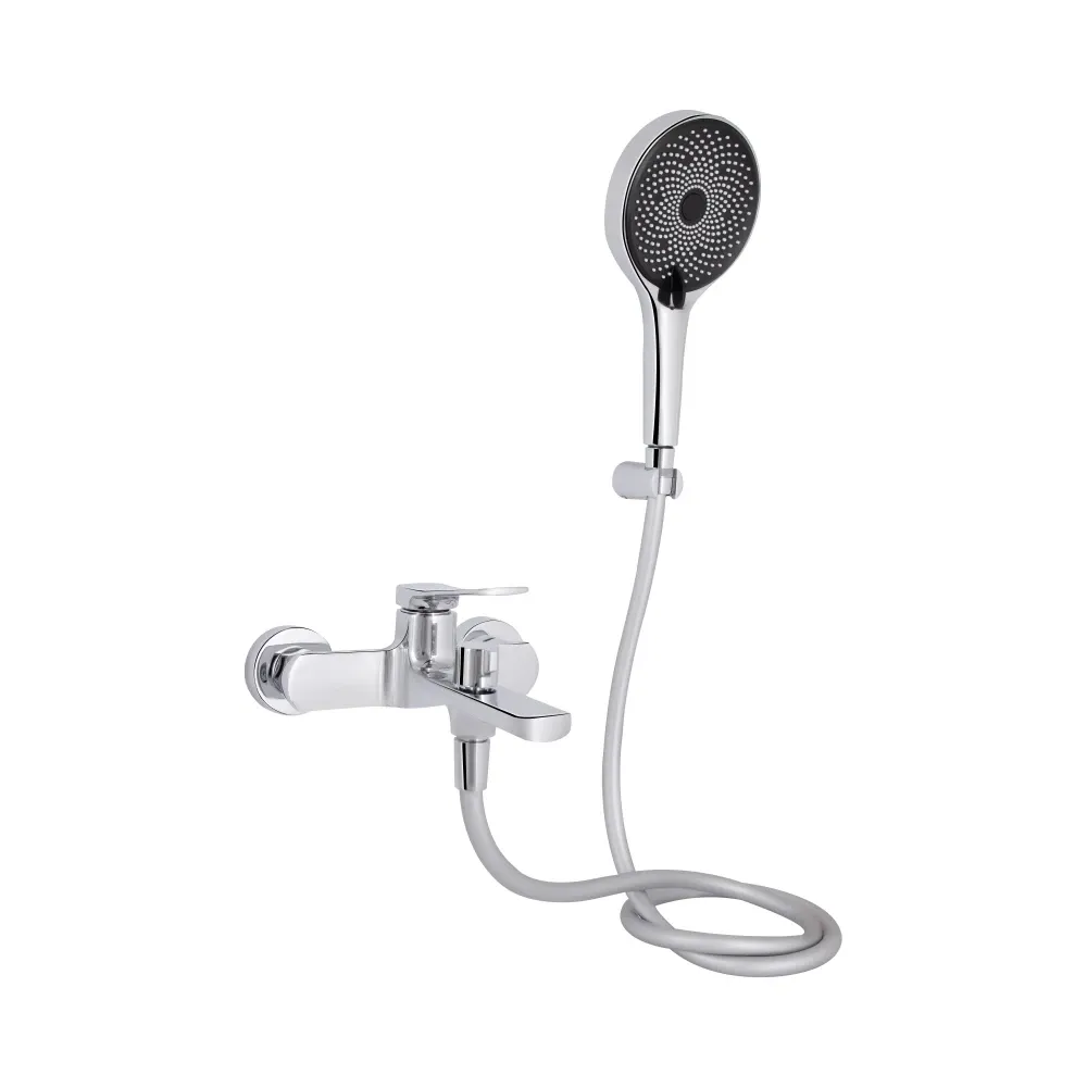 Змішувач для ванни Qtap Slavonice з душовим гарнітуром QTSLV259CRM48034 Chrome Київ - фото 1