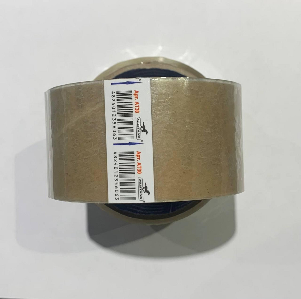 Клейка стрічка пакувальна прозора MUSTANG 45мм х 15м Рівне - фото 1