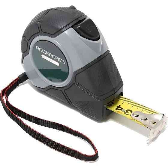 Рулетка 10мх25мм (магнитный зацеп, автоблокировка, двухкомпанентный корпус) Rockforce RF-5096P810 Одесса