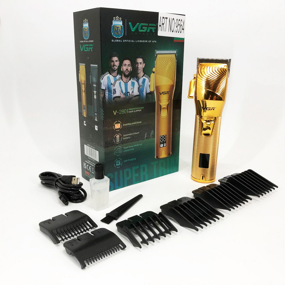 Бездротовий акумуляторний тример для стрижки волосся VGR V-280, Бездротовий тример для стрижки волосся RS-93 Львів - фото 15